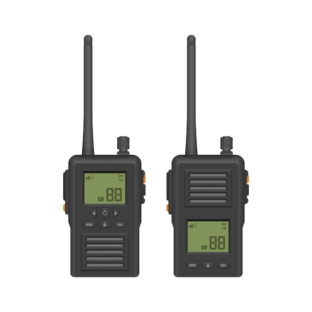 Walkie-talkie illustratie geïsoleerd