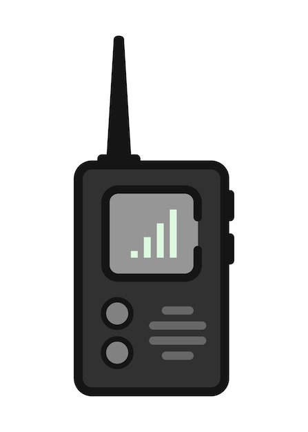 Walkietalkie vectoricoon