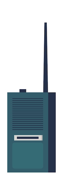 Walkietalkie voor communicatie flat icon Detective set