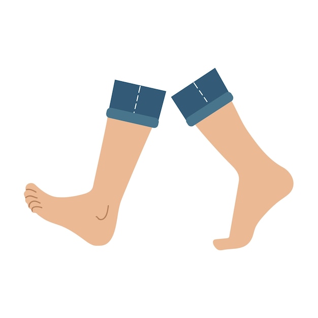 Vector walking feet icon clipart avatar isolated vector illustration