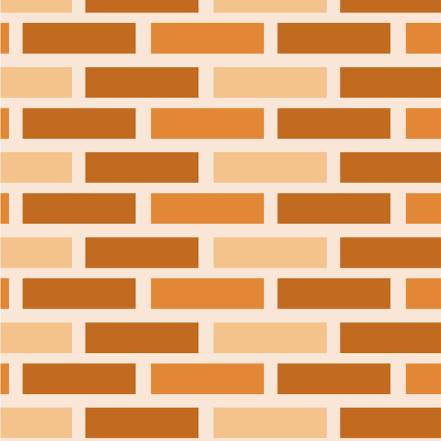 Vector wall bricks pattern vector eps