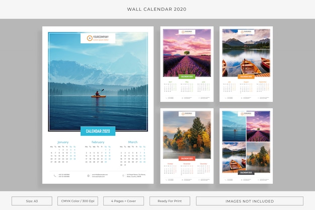 Wall calendar 2020