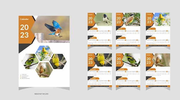 Wall Calendar Design 2023