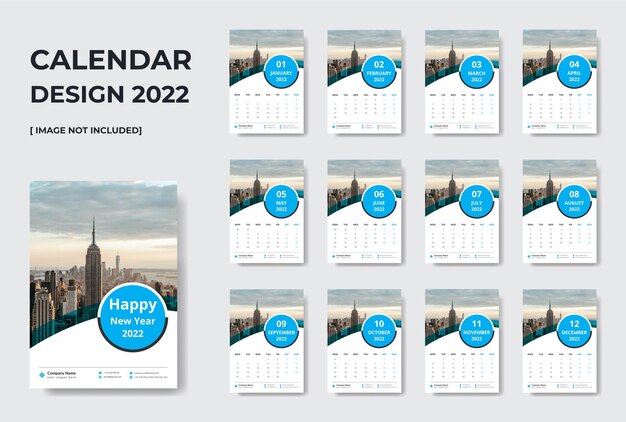 Calendario da parete design 202