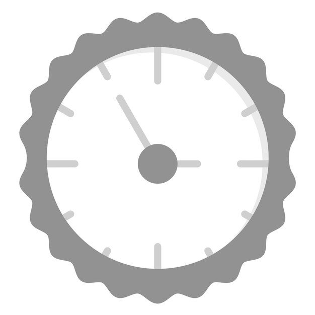 Vector wall clock icon vector image can be used for business and finance