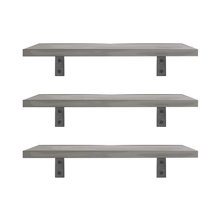 Vector wall shelf