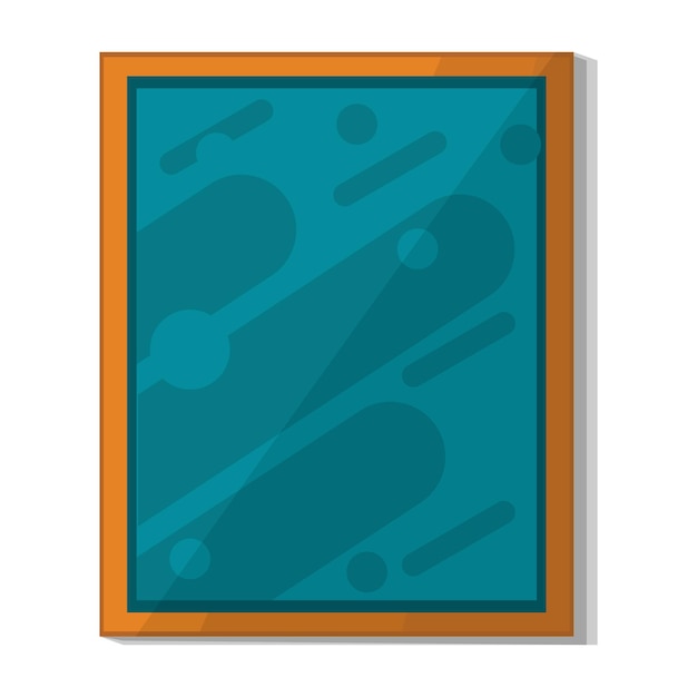 Vettore icona dell'immagine dello spazio della parete cartone animato dell'icona vettoriale dell'immagine dello spazio della parete per il web design isolato su sfondo bianco