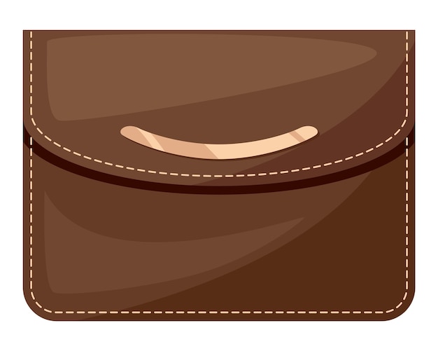 wallet icon financial payment symbol coinpurse finance business and shopping concept vector illustration purse on white background