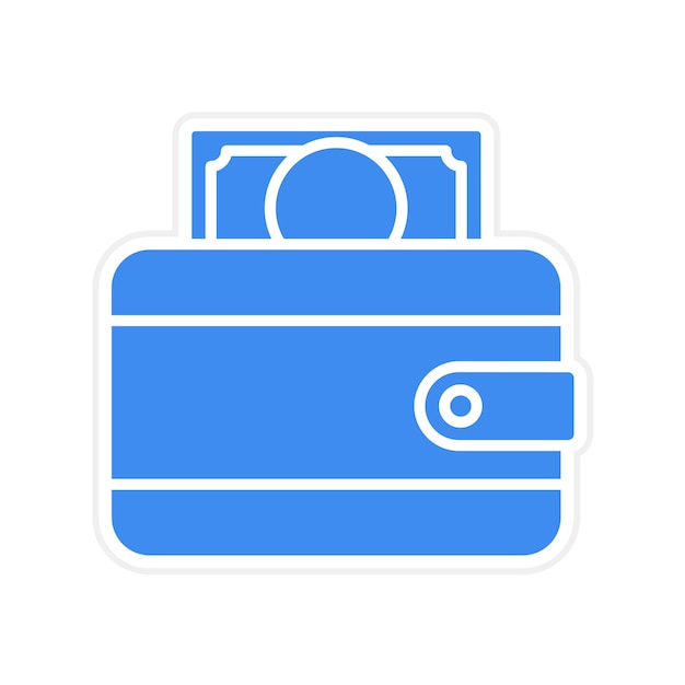 Vector wallet icon vector image can be used for cyber monday