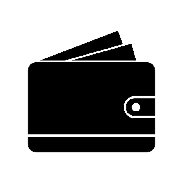 Wallet icon vector