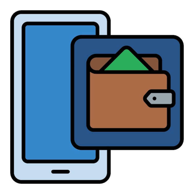 Vector wallet icon