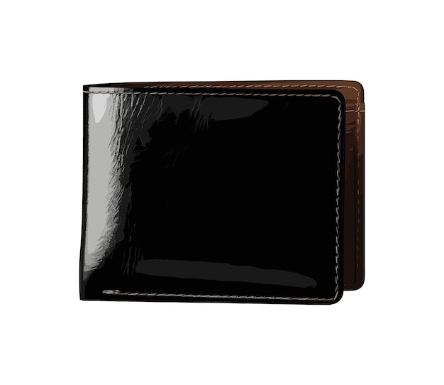 Wallet money icon illustration