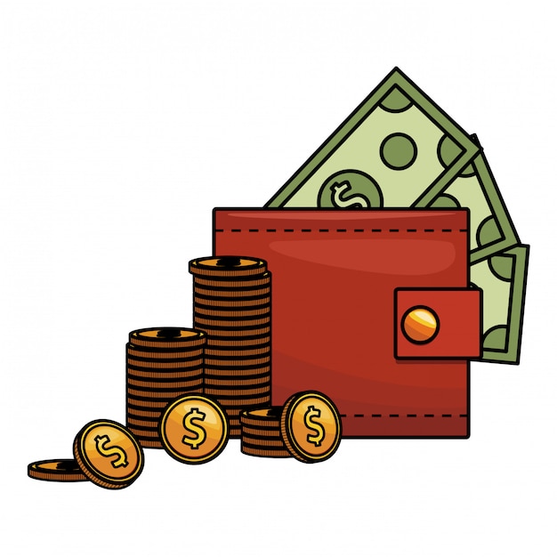 Wallet money icon