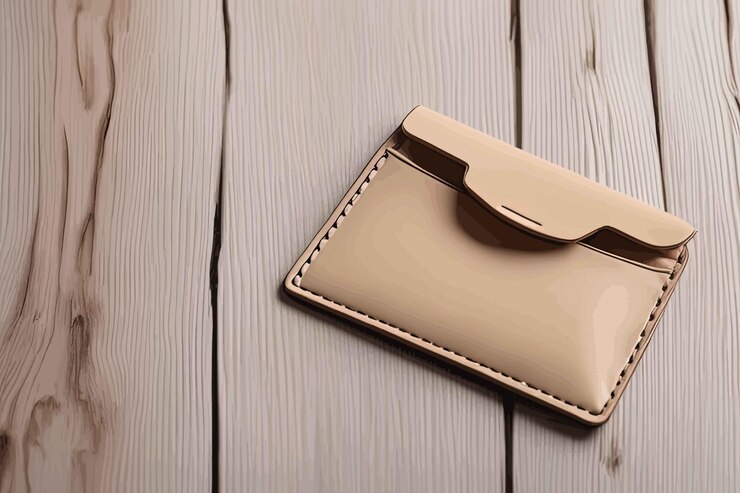 वेक्टर wallet with credit cards on wooden background top viewwallet with credit cards on wooden background