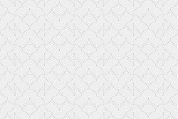 Vector a wallpaper design that shows a pattern of curved lines