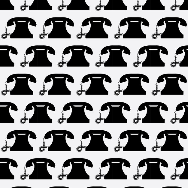 wallpaper pattern old home phone silhouette illustration background