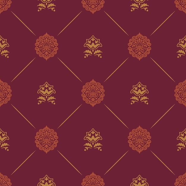 Wallpaper in royal baroque style