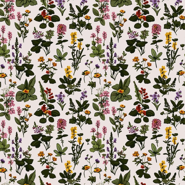 a wallpaper with butterflies and flowers in yellow and purple