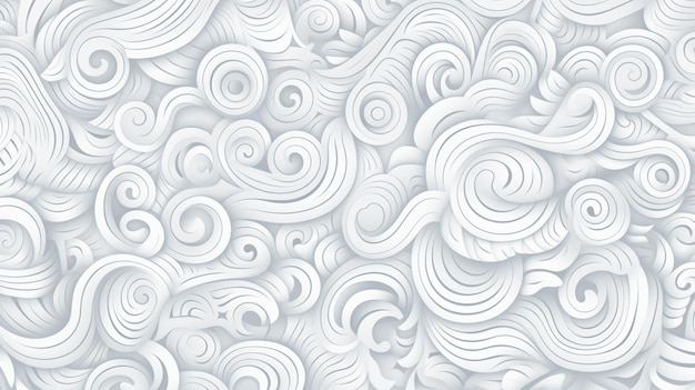 Vector a wallpaper with wavy lines and swirls