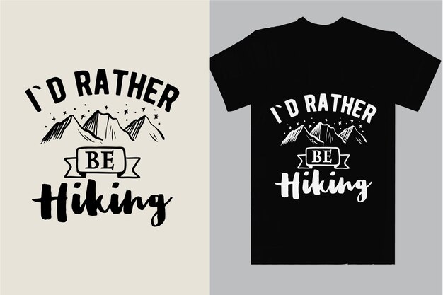 Wandelen SVG grafisch t-shirt design vector art design