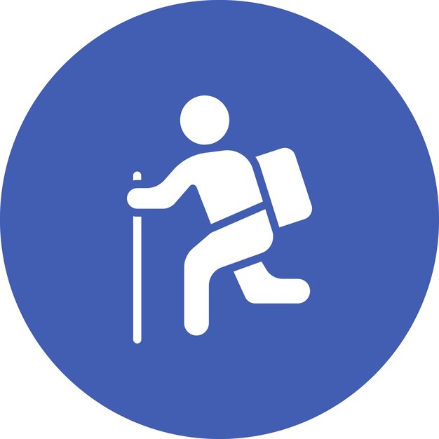 Wanderer icon vector afbeelding Kan worden gebruikt voor Urban Tribes