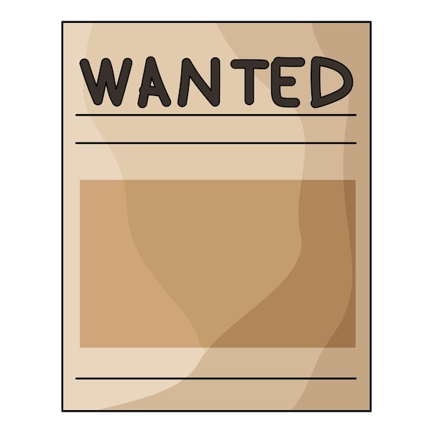 wanted poster