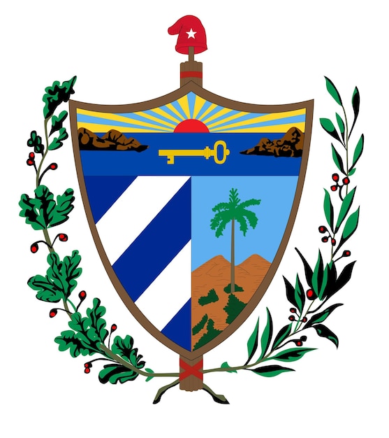 Vector wapenschild van cuba