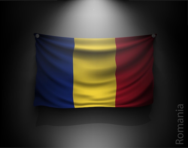 Wapperende vlag.