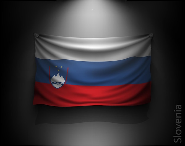 Wapperende vlag.