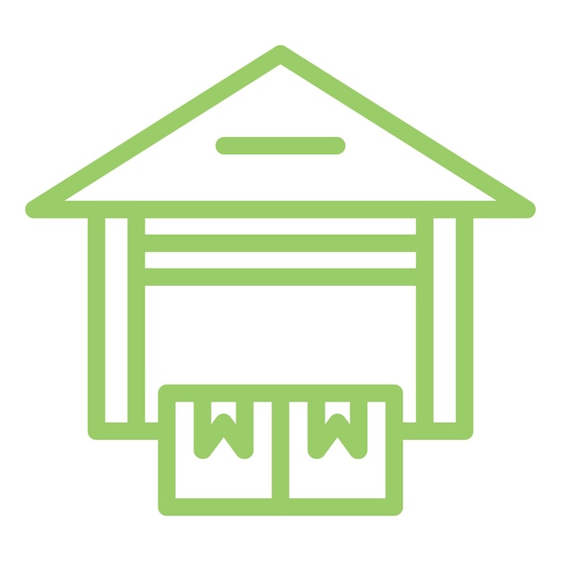 Warehouse Icon Style