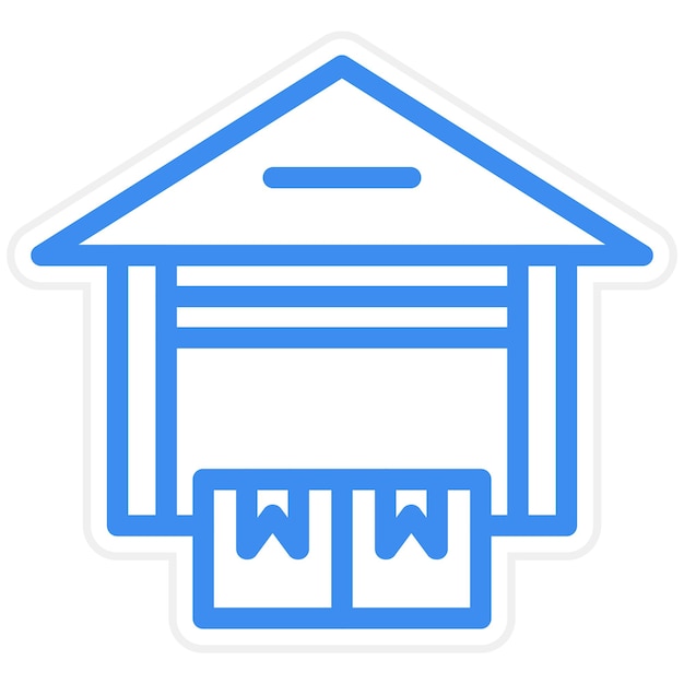 Warehouse Icon Style