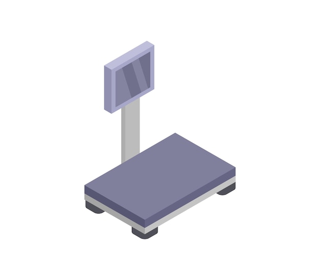 Warehouse machine scale isometric