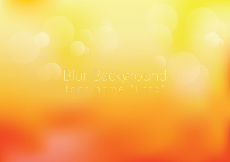 Vector warm blur background 
