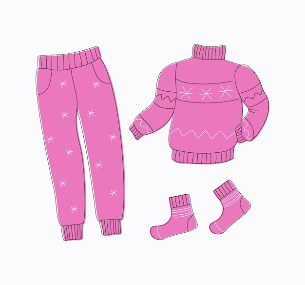 Warm cozy clothes1