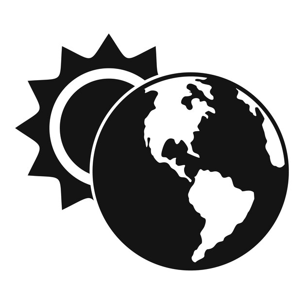 暖かい地球温度アイコン 白い背景に分離された Web デザインの暖かい地球温度ベクトル アイコンのシンプルなイラスト