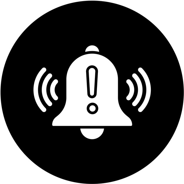 Warning Alarm Icon Style