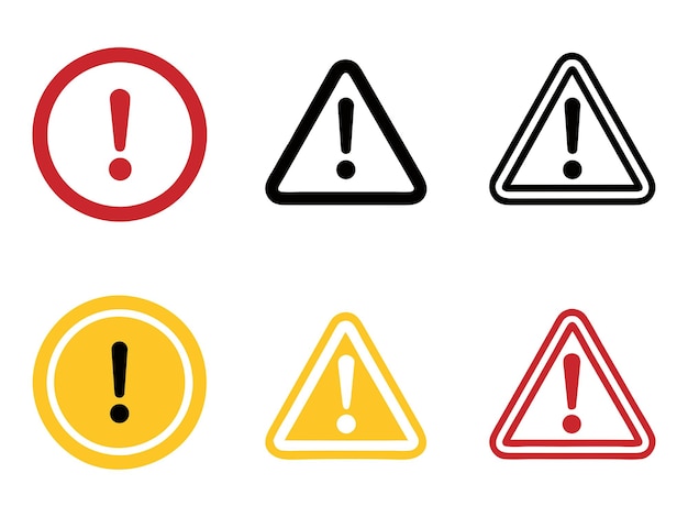 Warning and Alert Icons