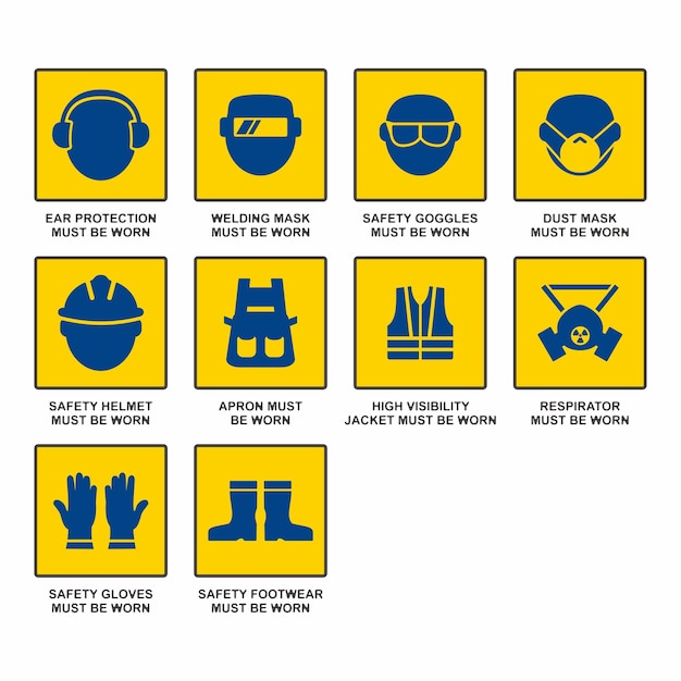 Vector warning danger sign flat symbol