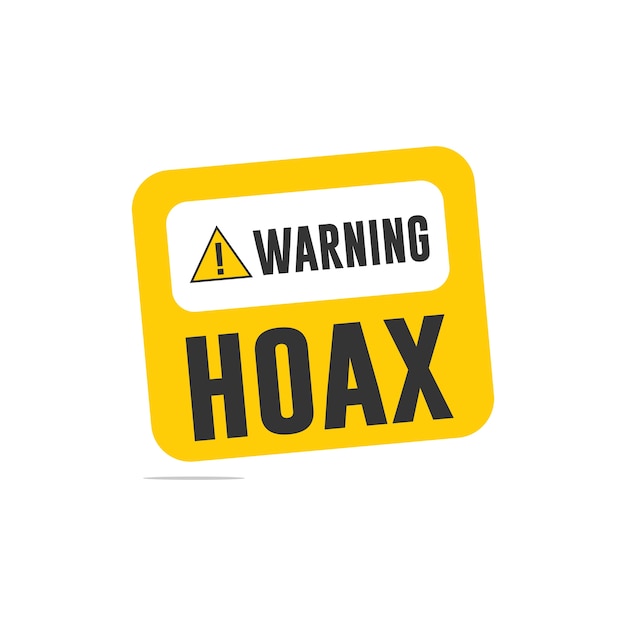 Предупреждение Hoax Logo