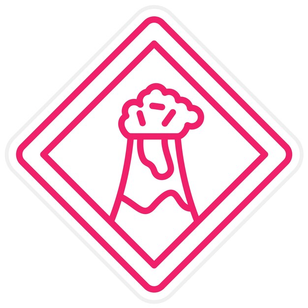 Vector warning icon style