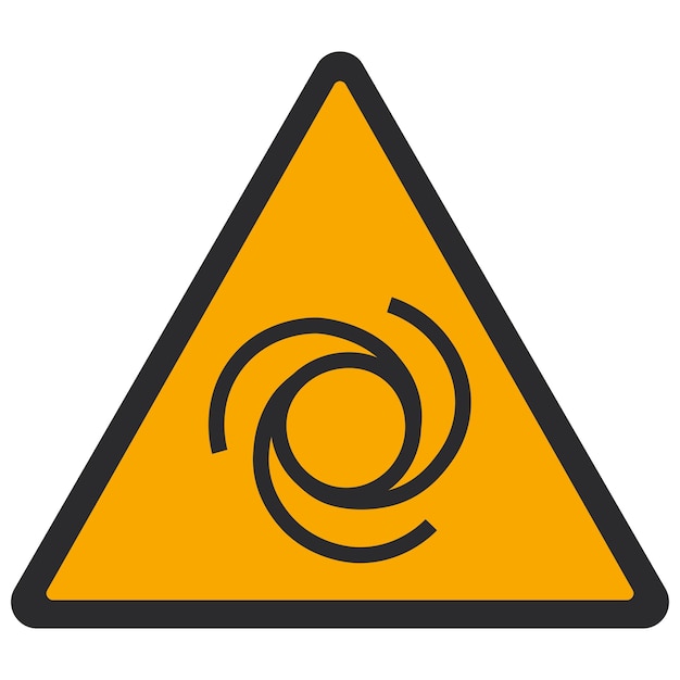 WARNING PICTOGRAM AUTOMATIC ON ISO 7010 W018