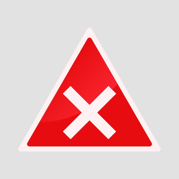 Warning sign element