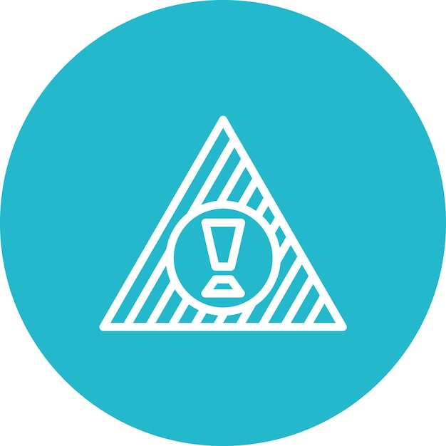 Warning Sign vector icoon illustratie van Nuclear Energy icoon set