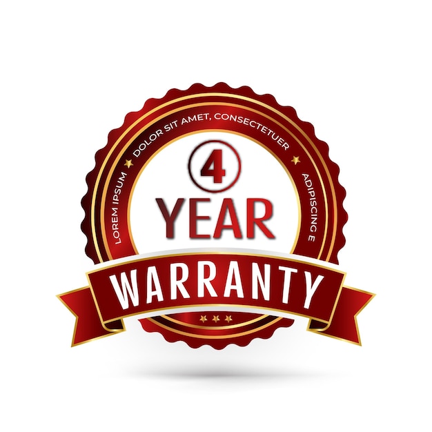 Warranty badges