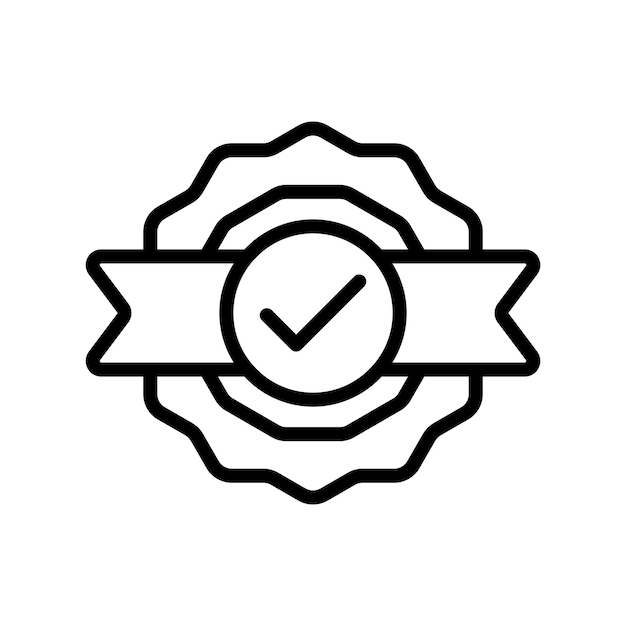 Vector warranty guarantee icon