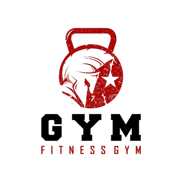 Warrior fitness logo fitness e palestra logo design vector