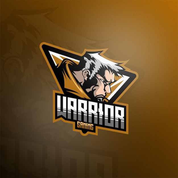 Вектор Вектор киберспорта warrior gaming logo