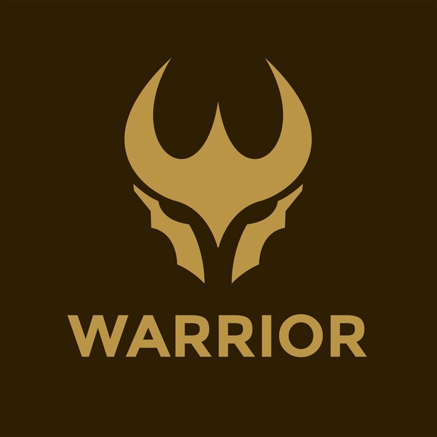 Логотип воина простой минималист