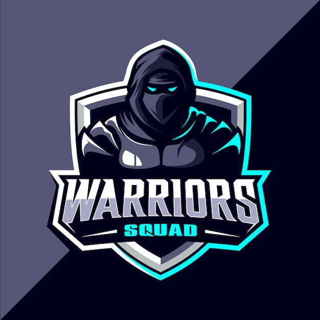 Warriors esport logo design