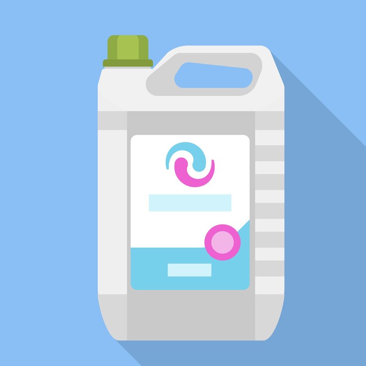 Vector wash canister liquid icon flat illustration of wash canister liquid vector icon for web design